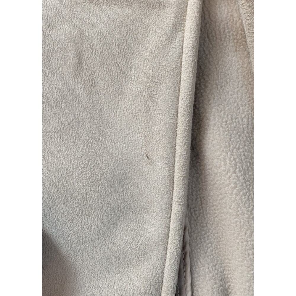 Johnston & Murphy Women’s Faux Suede Front clasp jacket size L Cream N6 - Picture 9 of 9